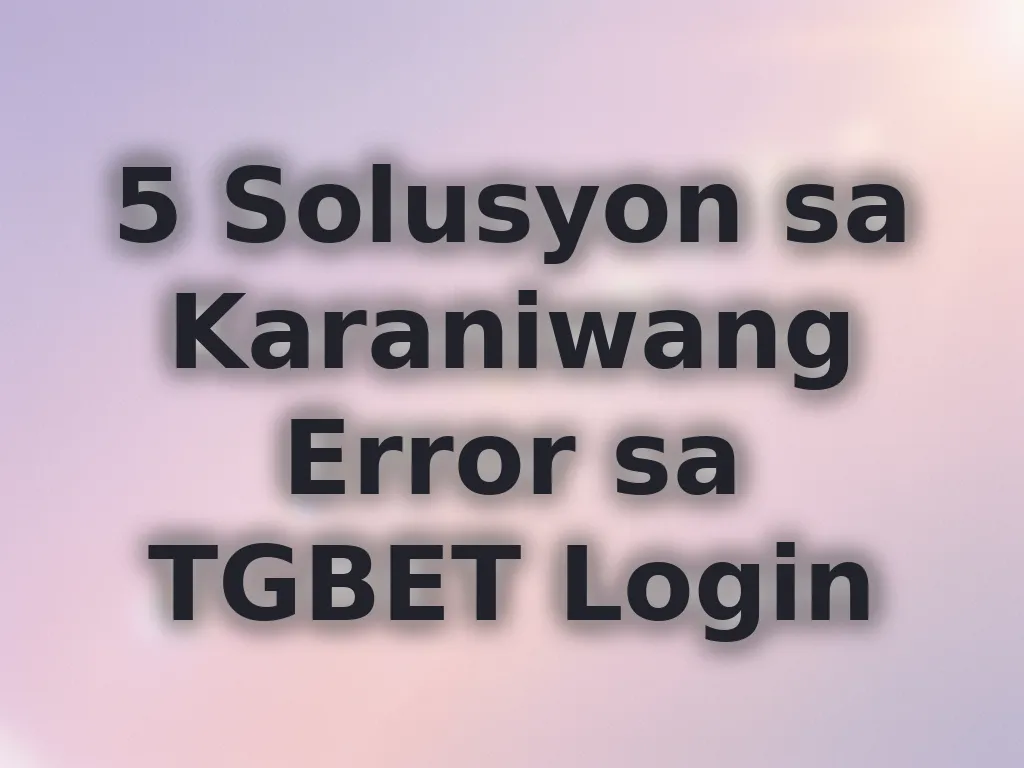 Technical support for TGBET
